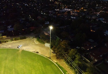 De Winton Reserve sports field aerial view (1 of 4)