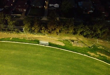 De Winton Reserve sports field aerial view (2 of 4)