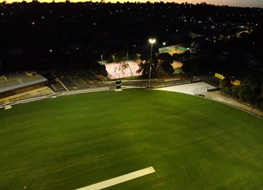 De Winton Reserve sports field aerial view (3 of 4)