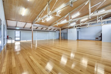 Main hall looking towards stage area