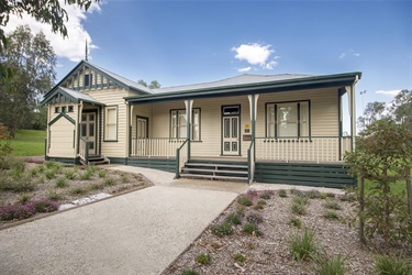 Main stepped entry from carpark