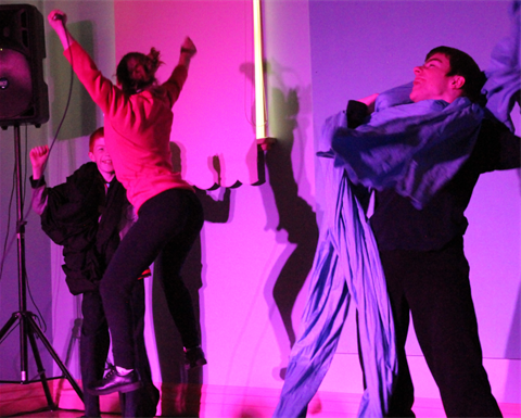 Children with disabilities at a dance