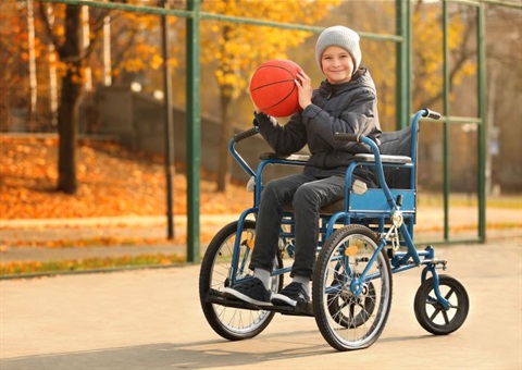 Youth basketball player