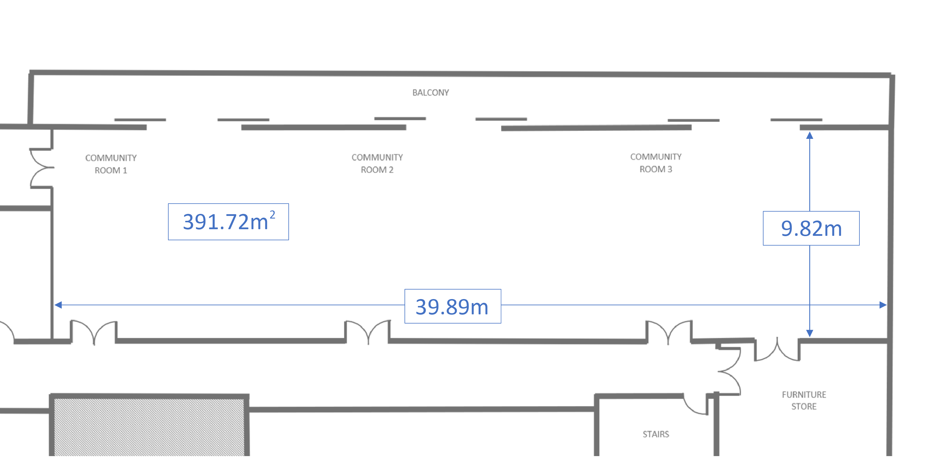 Bellfield Community Hub Communtiy Rooms 1 2 and 3 LVL 1 DIMENSIONS Floor Plan.png