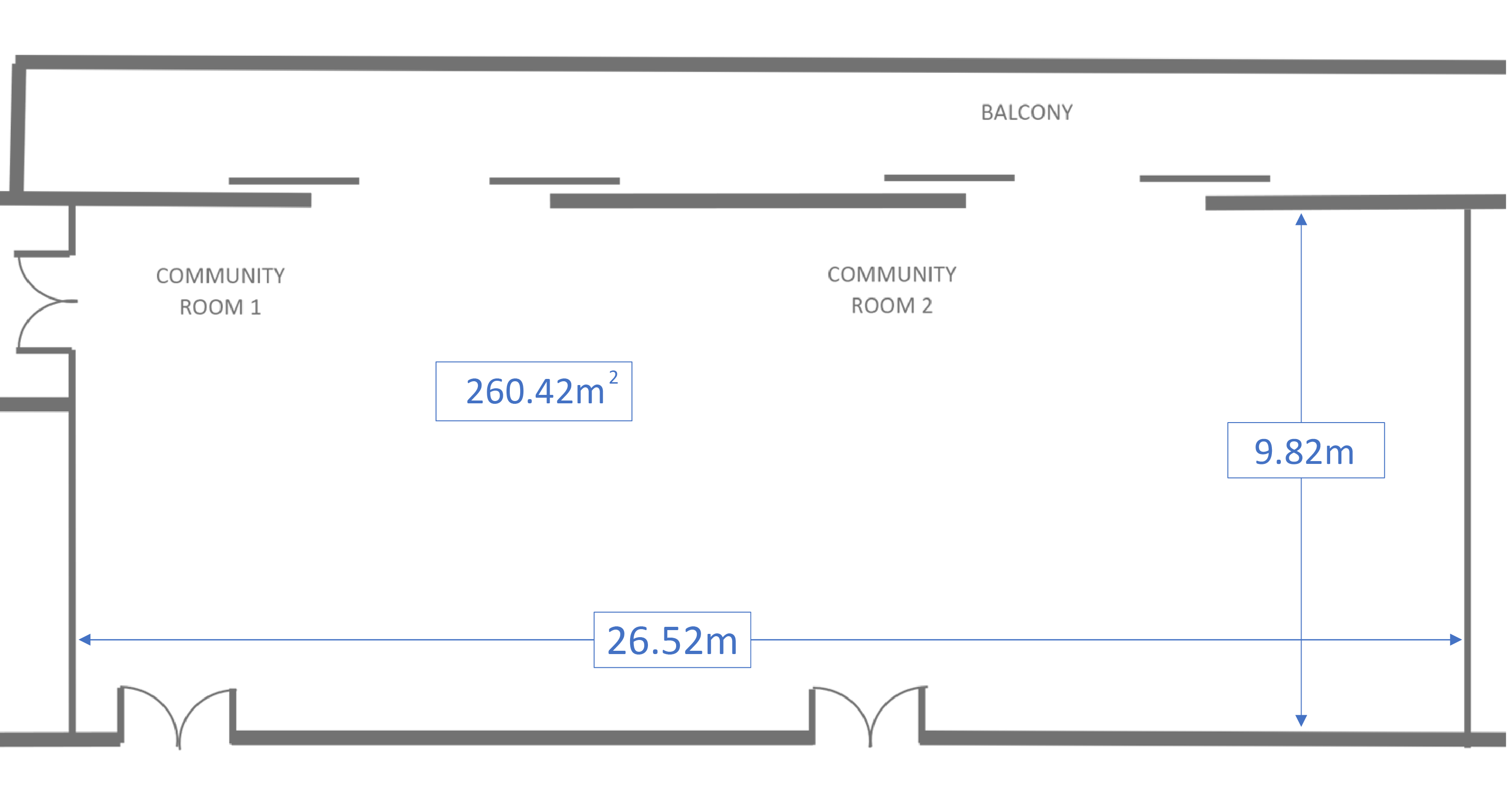 Bellfield Community Rooms 1 and 2 LVL 1 DIMENSIONS Floor Plan.png