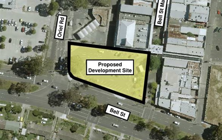 Proposes development area for Heidelberg West Bell Street